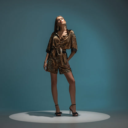 Camasa dama animal print oversized Savanah