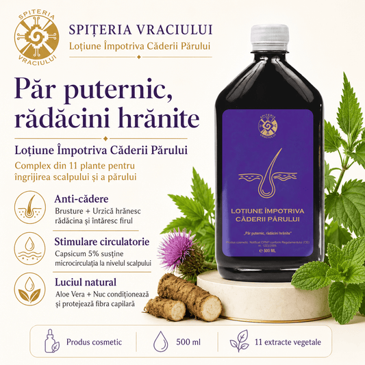 Leac Bătrânesc pentru Căderea Părului – Loțiune Capilară Naturală | 500ml