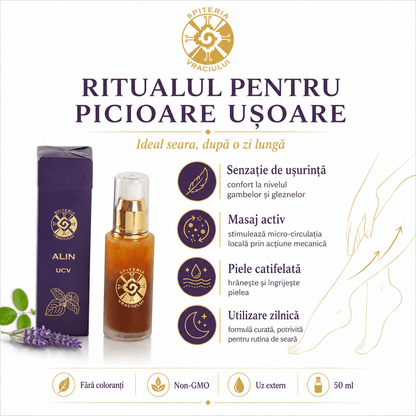 Ulei Natural pentru Varice și Circulație Venoasă – ALIN UCV
