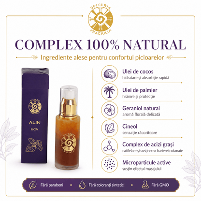Ulei Natural pentru Varice și Circulație Venoasă – ALIN UCV