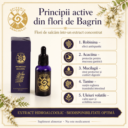 Remediu Natural Gastrită și Ulcer – BAGRIN | 30ml