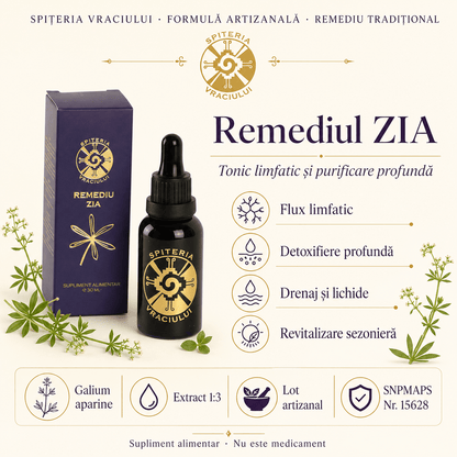 Remediu Natural Tonic Limfatic – ZIA | 30ml