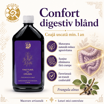 Tinctură de Crușin – Tranzit Intestinal Lin și Natural | Laxativ Blând 500ml