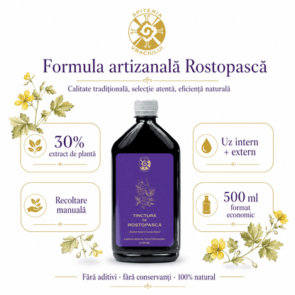 Tinctură de Rostopască – Susține Ficatul și Funcția Biliară | 500ml