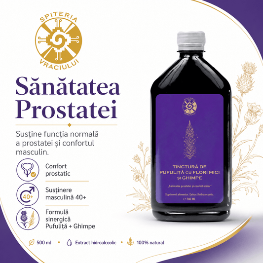 Tinctură de Pufuliță și Ghimpe – Prostată și Confort Urinar | 500ml