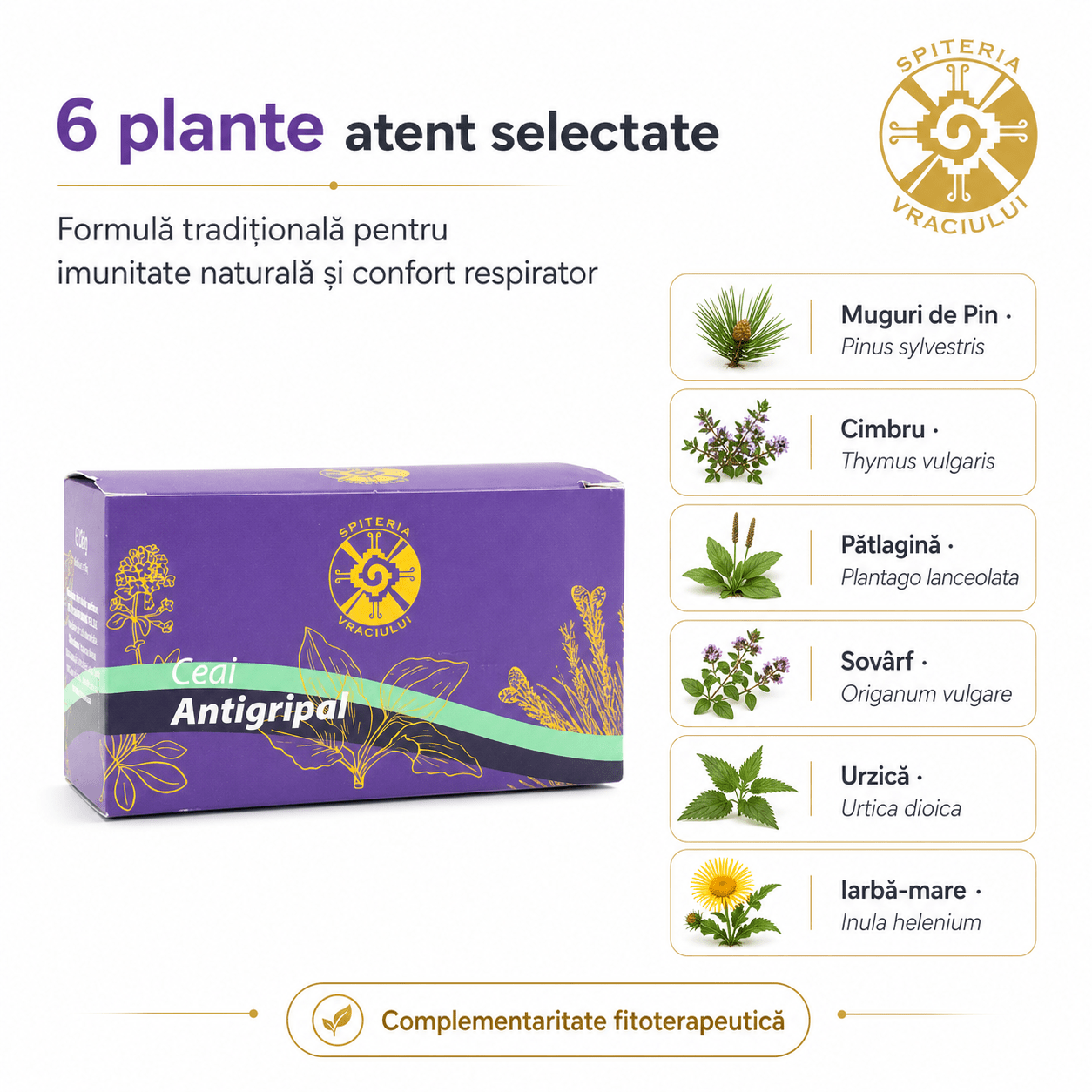 Ceai Antigripal Natural – Remediu Tradițional pentru Răceală și Gripă