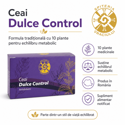 Ceai Natural pentru Glicemie și Diabet – Dulce Control
