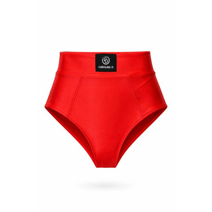 Chiloti modelatori din lycra cu talie inalta Rosii