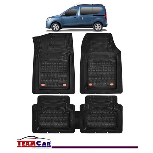 Covorașe Auto Tip Tăviță Compatibile Dacia Dokker (2012-2024) Negru Material Rezistent