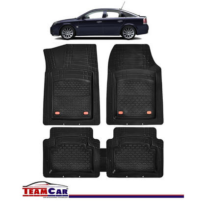 Covorase Auto TeamCar® Tip Tavita Compatibile Opel Vectra C (2002-2008) Negru