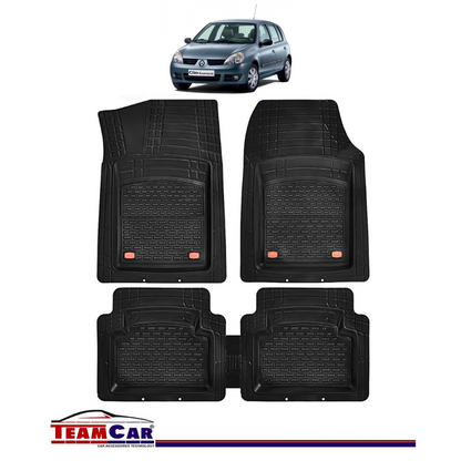 Covorase Auto TeamCar® Tip Tavita Compatibile Renault Clio II Hatchback (1998-2012) Negru