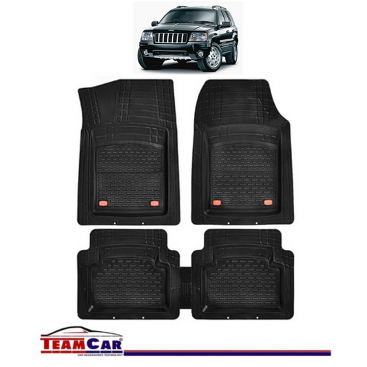 Covorase Auto TeamCar® Tip Tavita Compatibile Jeep Grand Cherokee WJ (1999–2004) Negru Material Rezistent