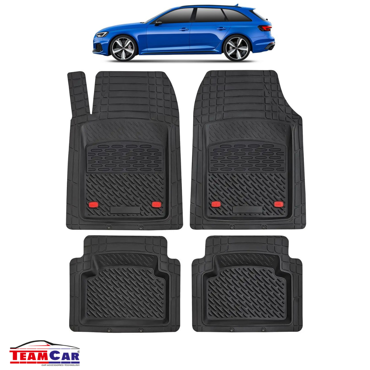Covorase Auto TeamCar® Tip Tavita Compatibile Audi A4 B9 Avant / Break (2016–2024)
