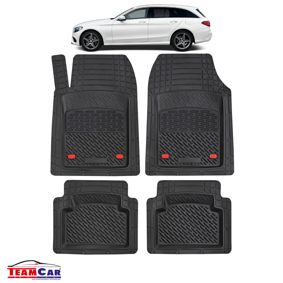 Covorase Auto TeamCar® Tip Tavita Compatibile Mercedes-Benz C-Class S205 Break / Estate (2014–2021)