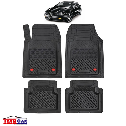 Covorase Auto TeamCar® Tip Tavita Compatibile Alfa Romeo GT Generatia I (2003–2010) Negru Material Rezistent