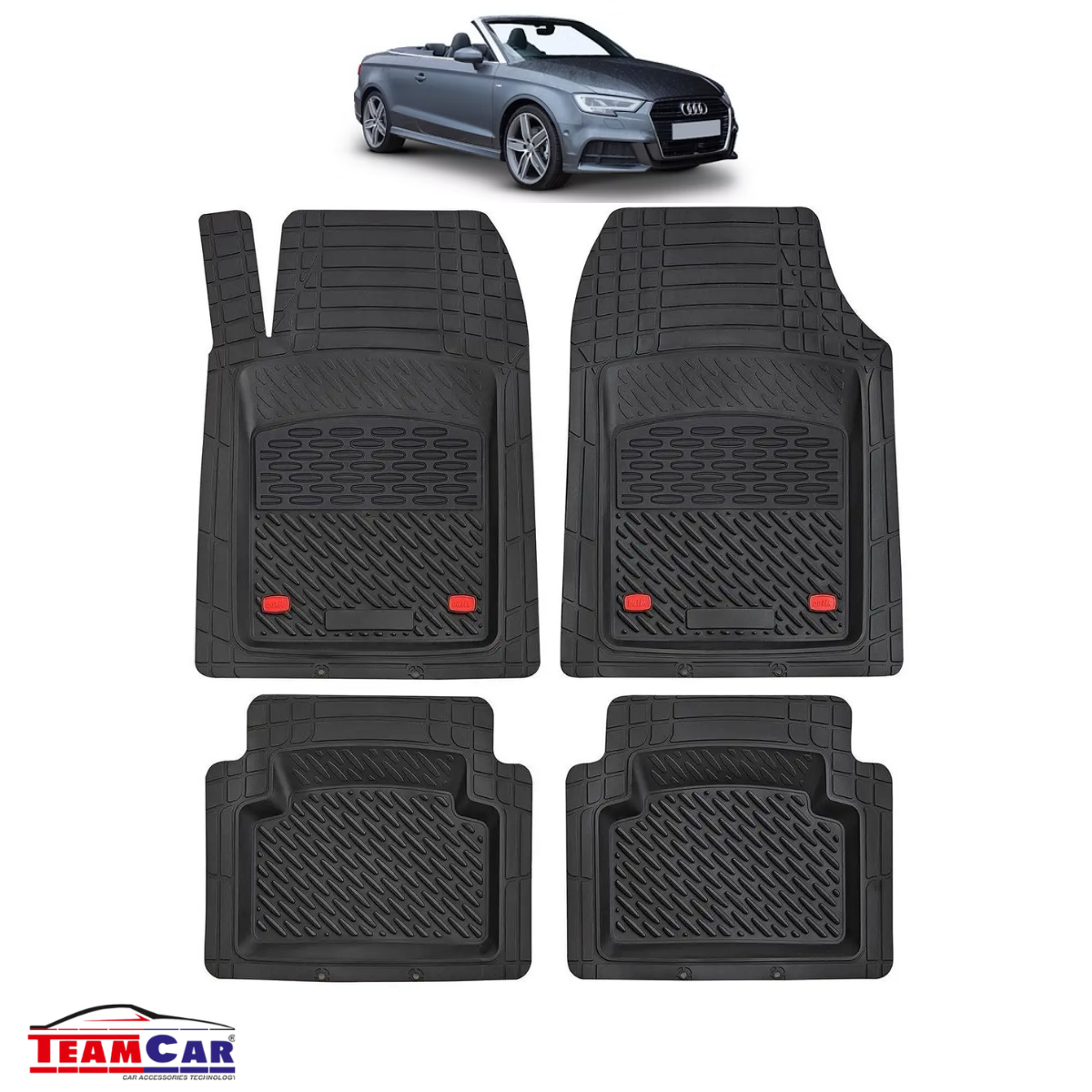 Covorase Auto TeamCar® Tip Tavita Compatibile Audi A3 8V Cabriolet (2014–2020)