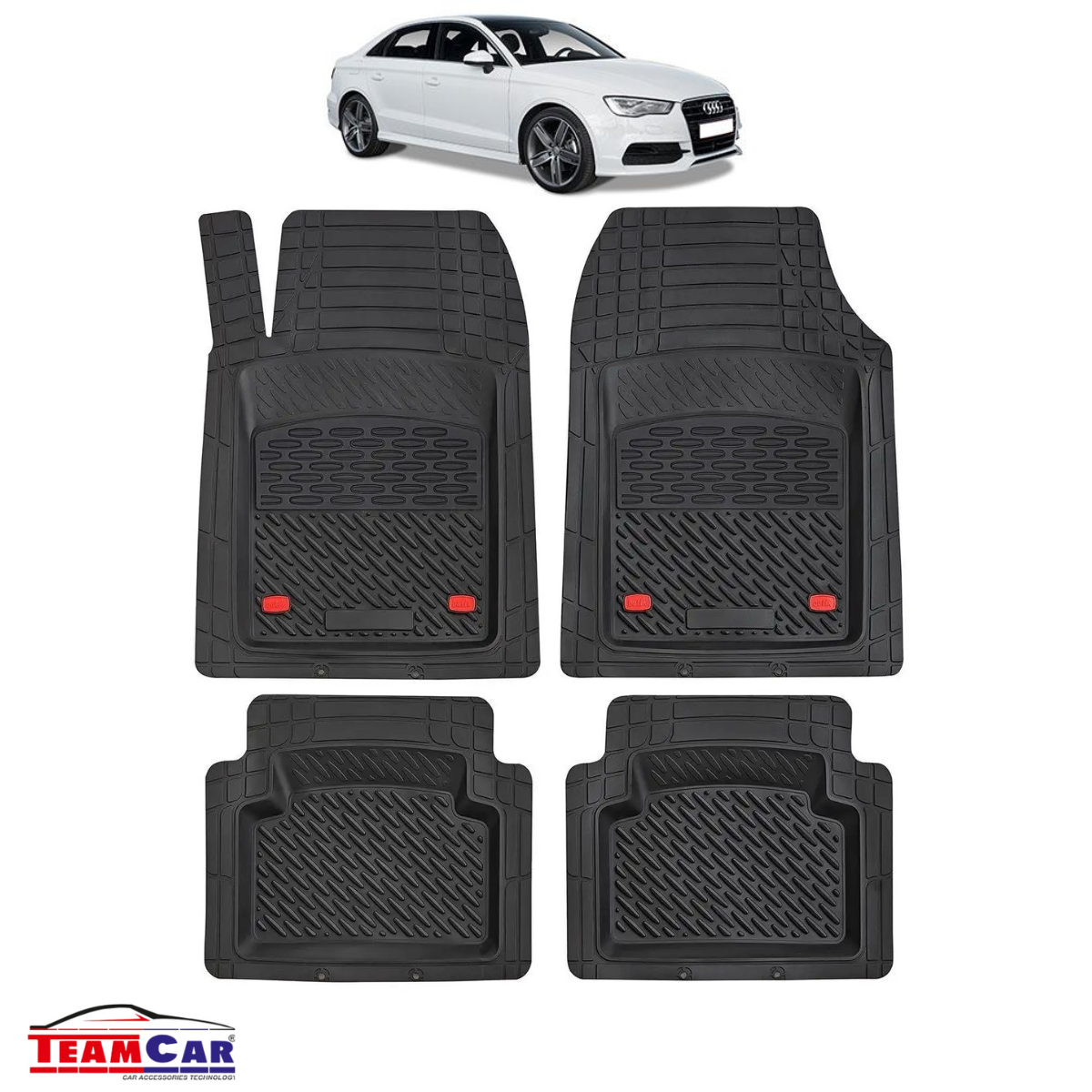 Covorase Auto TeamCar® Tip Tavita Compatibile Audi A3 8V Sedan (2013–2020)