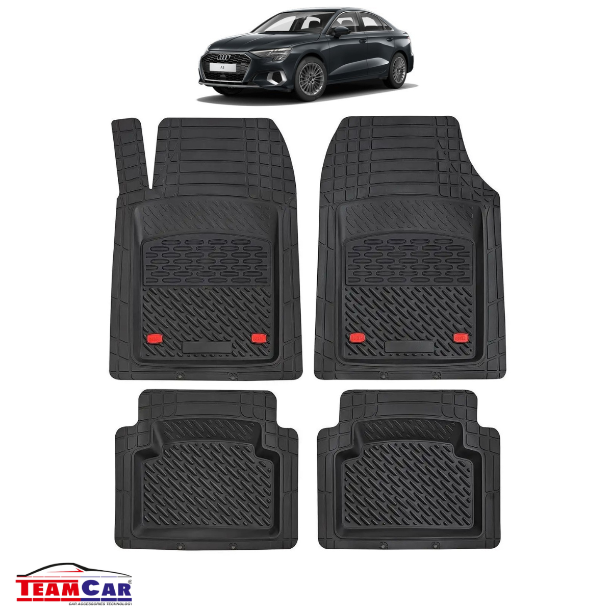 Covorase Auto TeamCar® Tip Tavita Compatibile Audi A3 8Y Sedan (2020–2025)