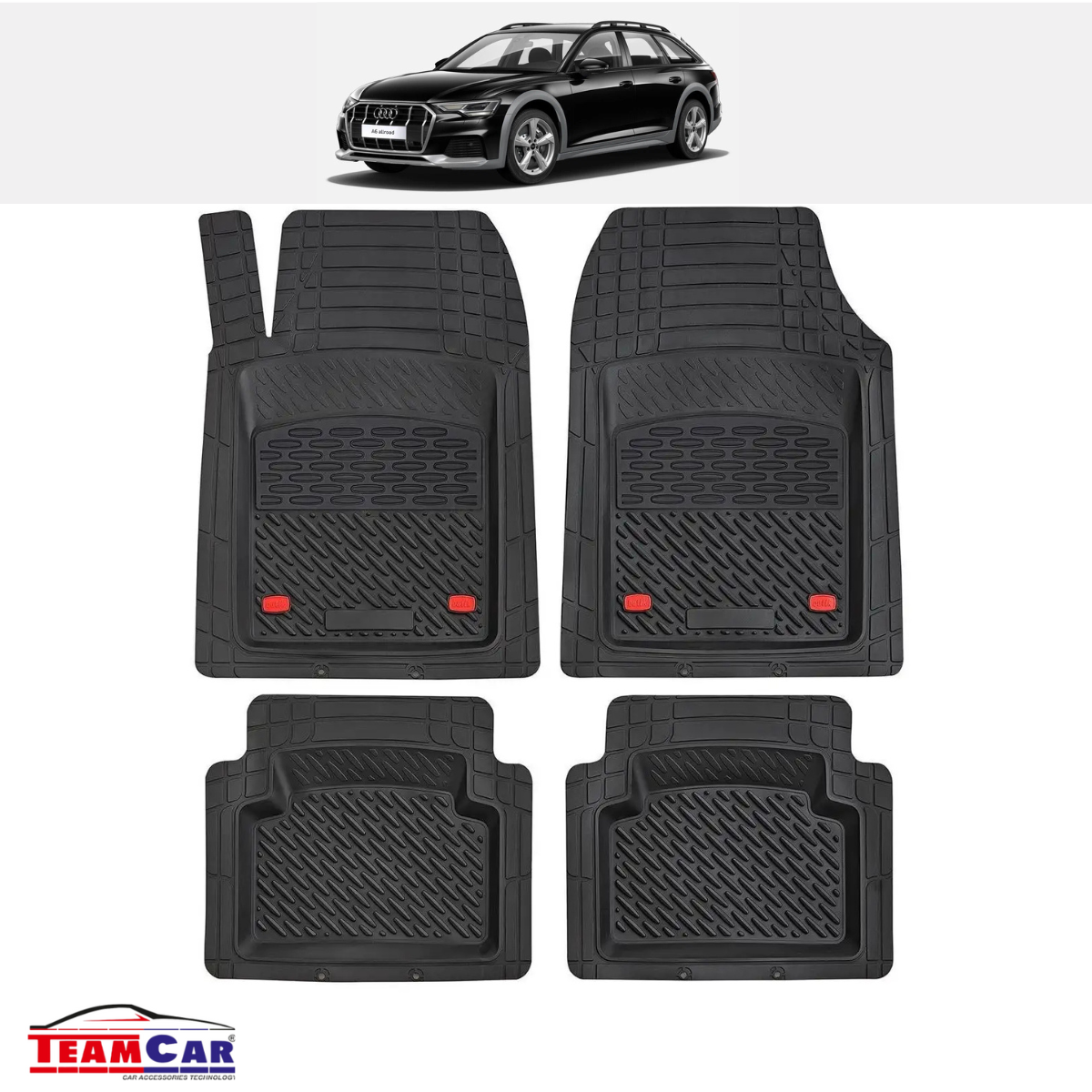Covorase Auto TeamCar® Tip Tavita Compatibile Audi A6 C8 Allroad (2019–2025)