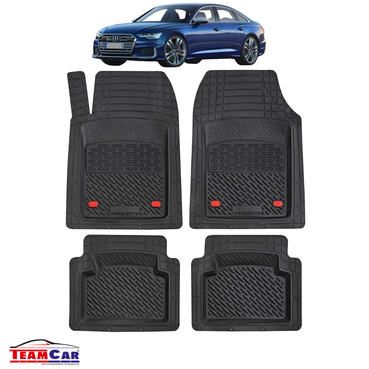 Covorase Auto TeamCar® Tip Tavita Compatibile Audi A6 C8 Sedan (2018–2025)