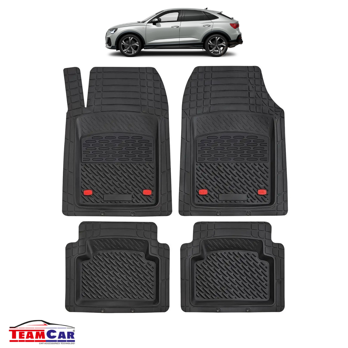 Covorase Auto TeamCar® Tip Tavita Compatibile Audi Q3 Sportback F3 SUV Coupé (2019–2025)
