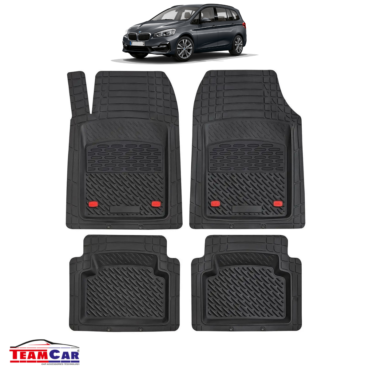 Covorase Auto TeamCar® Tip Tavita Compatibile BMW Seria 2 F46 Gran Tourer (2015–2021)