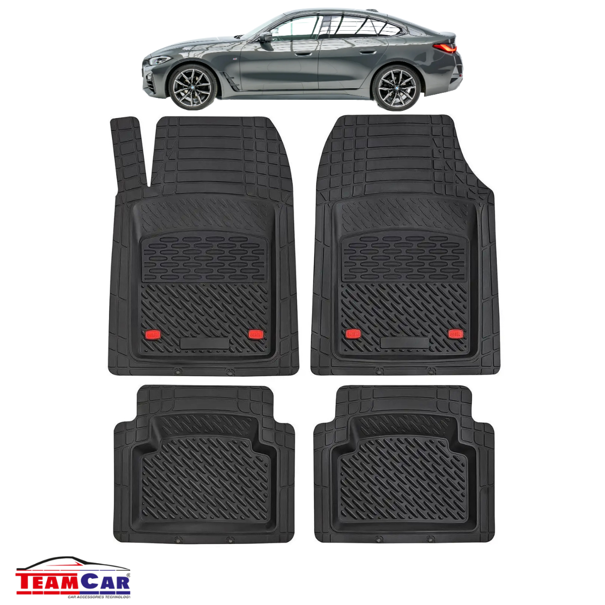 Covorase Auto TeamCar® Tip Tavita Compatibile BMW Seria 4 F36 Gran Coupé (2014–2020)