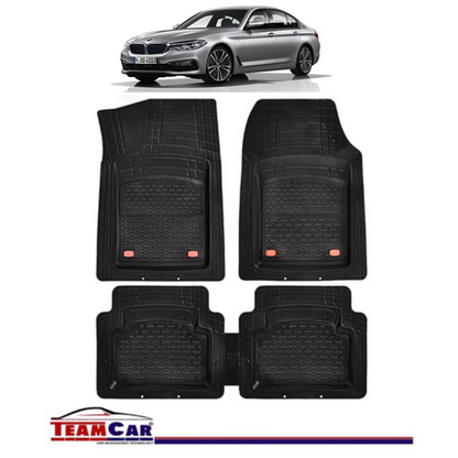 Covorase Auto TeamCar® Tip Tavita Compatibile BMW Seria 5 G30/G31 (2017–prezent) Negru Material Rezistent