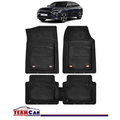Covorase Auto TeamCar® Tip Tavita Compatibile Citroen C5 X (2021-2024) Negru Material Rezistent