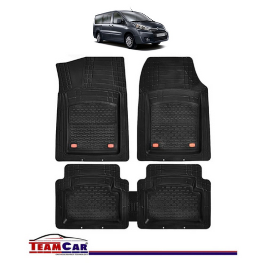 Covorase Auto TeamCar® Tip Tavita Compatibile Citroen Jumpy (2007-2024) Negru Material Rezistent