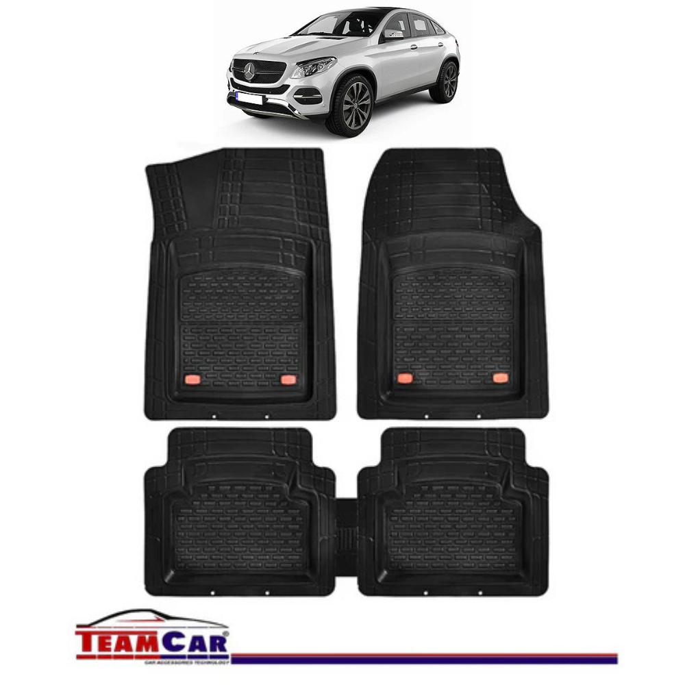 Covorase Auto TeamCar® Tip Tavita Compatibile Mercedes-Benz GLE W167 (2019–) Negru