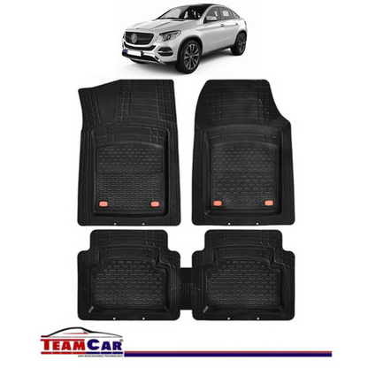 Covorase Auto TeamCar® Tip Tavita Compatibile Mercedes-Benz GLE W167 (2019–) Negru