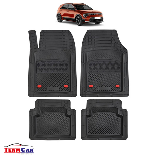 Covorase Auto TeamCar® Tip Tavita Compatibile Kia Niro Generatia II (2022+) Negru Material Rezistent