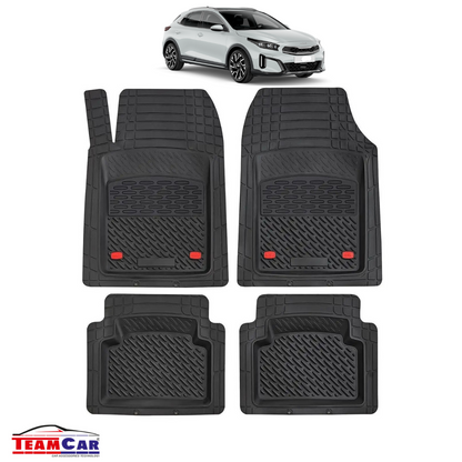 Covorase Auto TeamCar® Tip Tavita Compatibile Kia XCeed Generatia I (2019+) Negru Material Rezistent