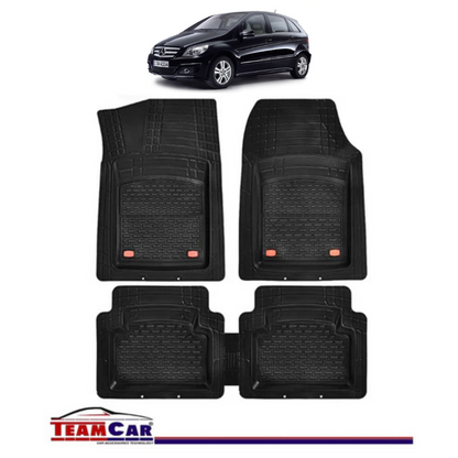 Covorase Auto TeamCar® Tip Tavita Compatibile Mercedes-Benz B-Class W245 (2005–2011) Negru Material Rezistent
