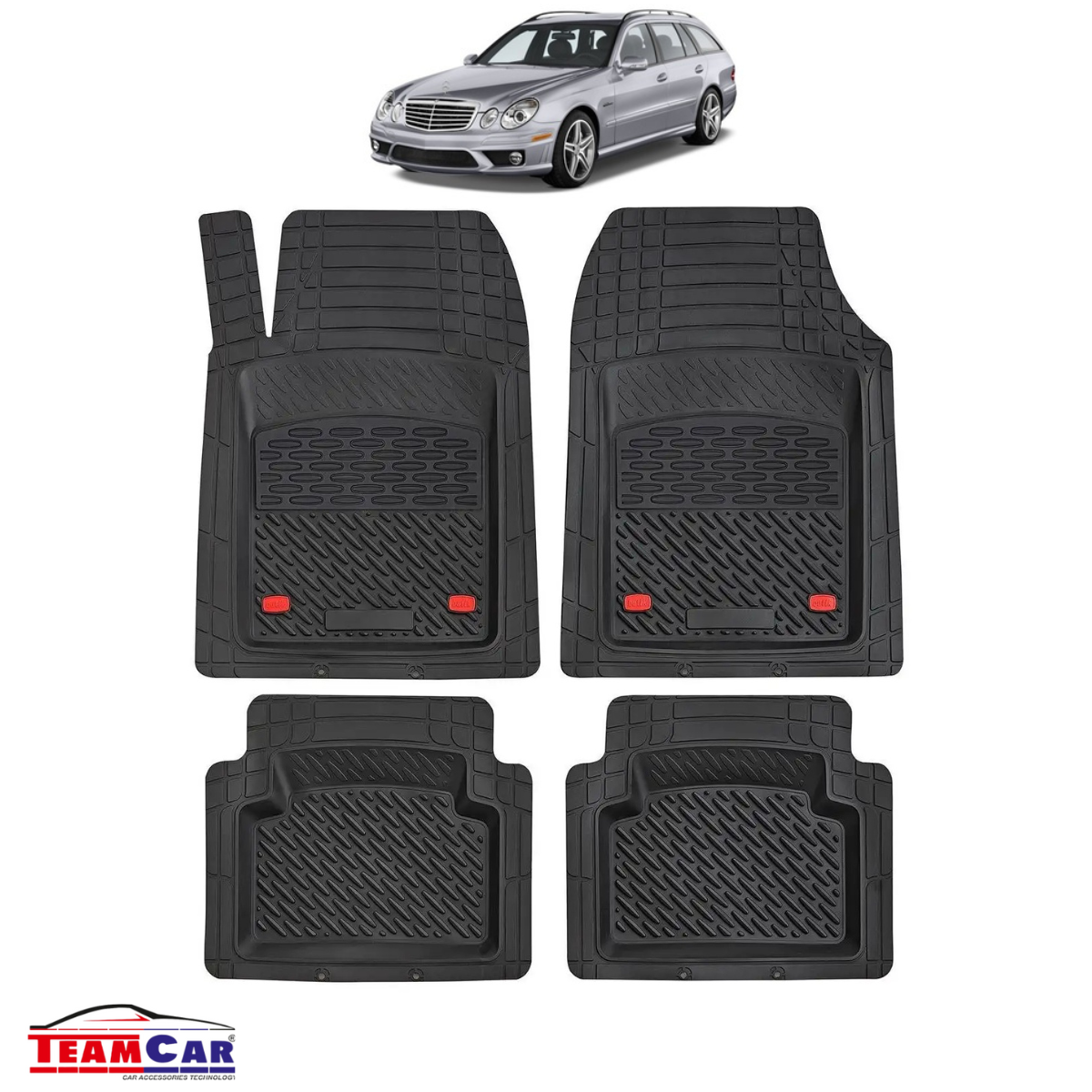 Covorase Auto TeamCar® Tip Tavita Compatibile Mercedes-Benz E-Class S211 Break (2003–2009)