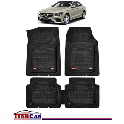 Covorase Auto TeamCar® Tip Tavita Compatibile Mercedes-Benz E-Class W213 (2016–2023) Negru Material Rezistent