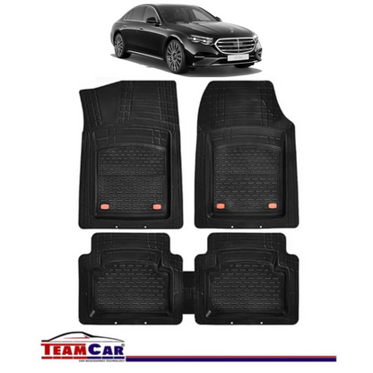 Covorase Auto TeamCar® Tip Tavita Compatibile Mercedes-Benz E-Class W214 (2023–prezent) Negru Material Rezistent