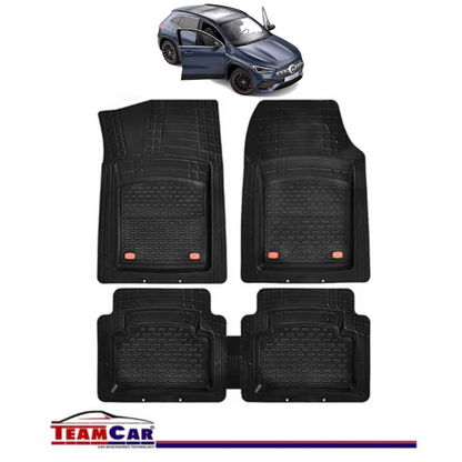 Covorase Auto TeamCar® Tip Tavita Compatibile Mercedes-Benz GLA H247 (2019–prezent) Negru Material Rezistent