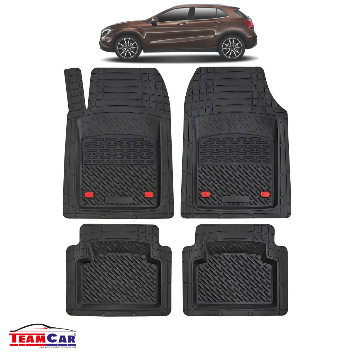 Covorase Auto TeamCar® Tip Tavita Compatibile Mercedes-Benz GLA X156 SUV (2013–2019)