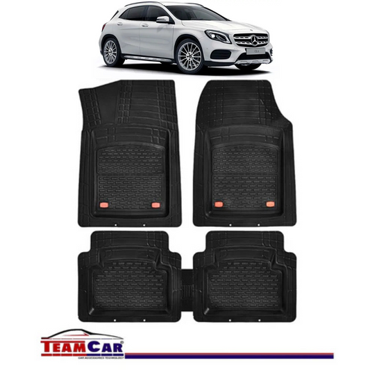Covorase Auto TeamCar® Tip Tavita Compatibile Mercedes-Benz GLA X156 (2013–2019) Negru Material Rezistent