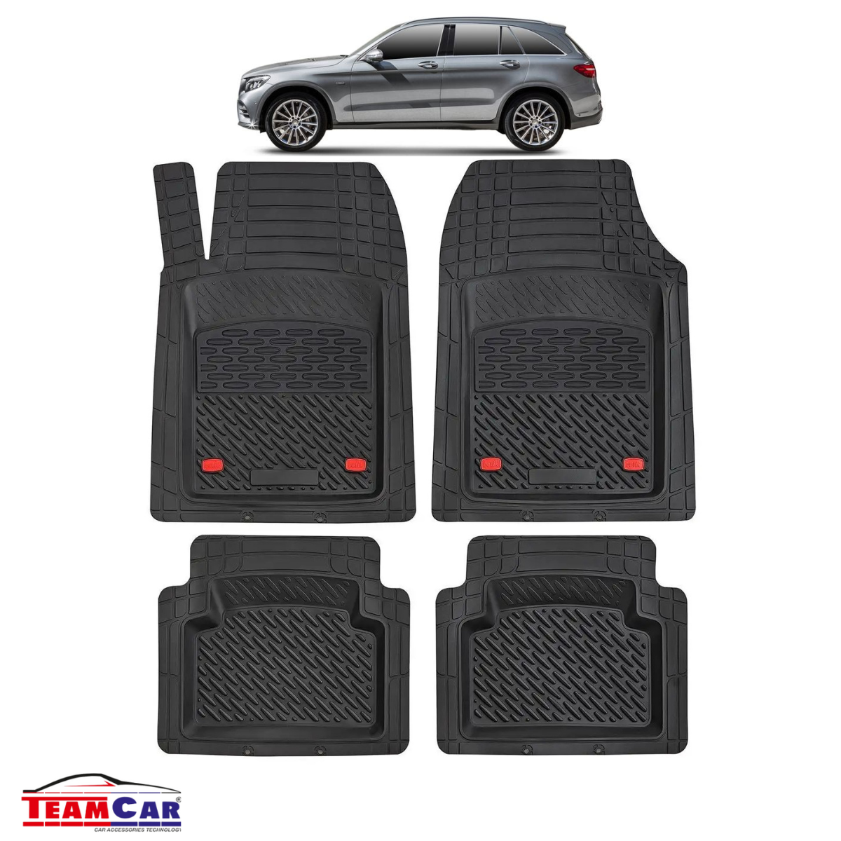 Covorase Auto TeamCar® Tip Tavita Compatibile Mercedes-Benz GLC X253 SUV (2015–2022)