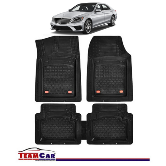 Covorase Auto TeamCar® Tip Tavita Compatibile Mercedes-Benz S-Class W222 (2013–2020) Negru Material Rezistent