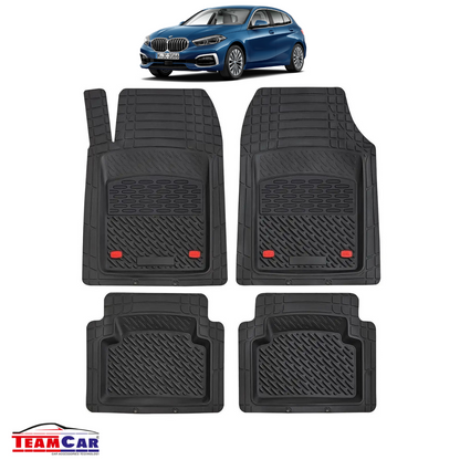 Covorase Auto TeamCar® Tip Tavita Compatibile BMW Seria 1 F40 (2019–prezent) Negru Material Rezistent