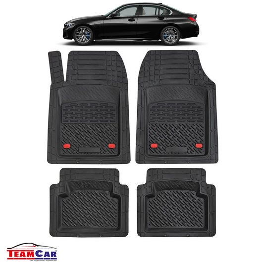 Covorase Auto TeamCar® Tip Tavita Compatibile BMW Seria 3 G20/G21 (2019–2025) Negru Material Rezistent