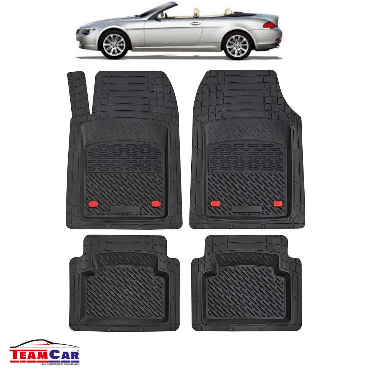 Covorase Auto TeamCar® Tip Tavita Compatibile BMW Seria 6 E64 Cabriolet (2004–2010)