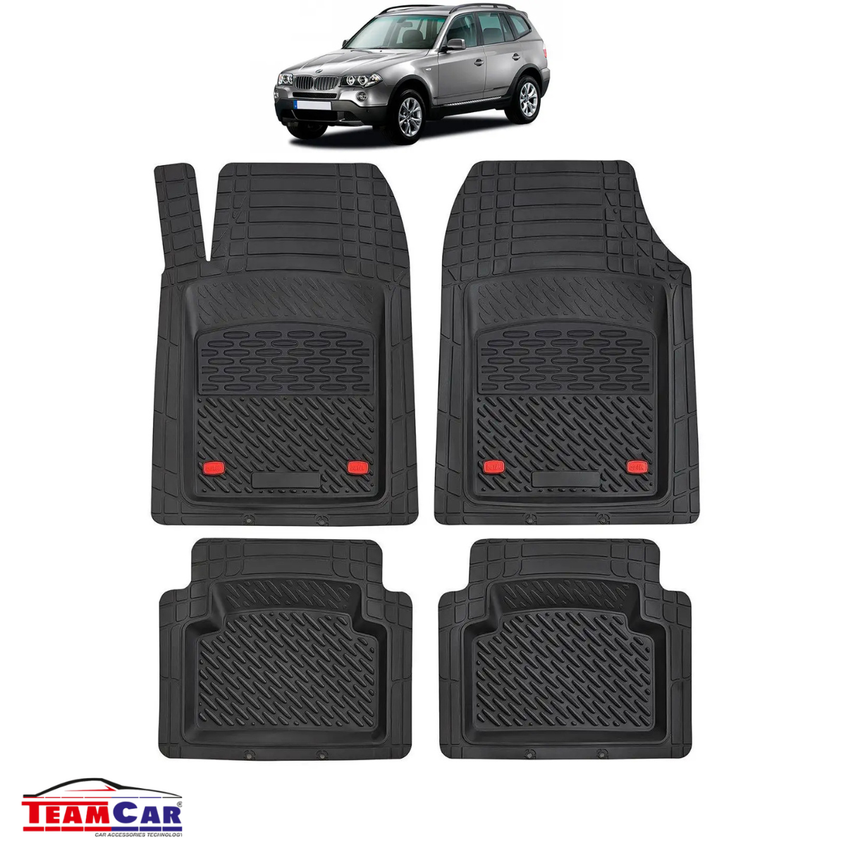 Covorase Auto TeamCar® Tip Tavita Compatibile BMW X3 E83 SUV (2003–2010)