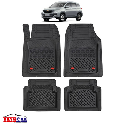 Covorase Auto TeamCar® Tip Tavita Compatibile Chevrolet Captiva CN202S (2019–2026) Negru Material Rezistent
