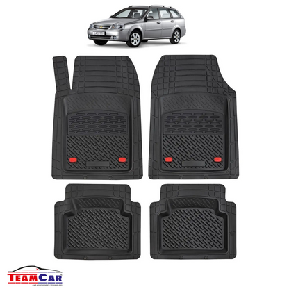 Covorase Auto TeamCar® Tip Tavita Compatibile Chevrolet Lacetti J200 (2004–2013) Negru Material Rezistent
