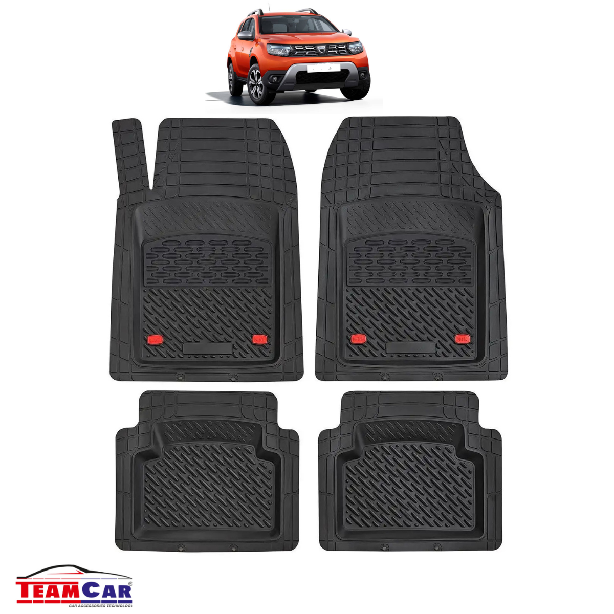 Covorase Auto TeamCar® Tip Tavita Compatibile Dacia Duster II (facelift 2021)